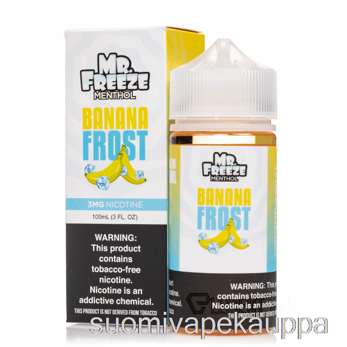 Vape Suomi Banaani Frost - Mr Freeze - 100ml 0mg